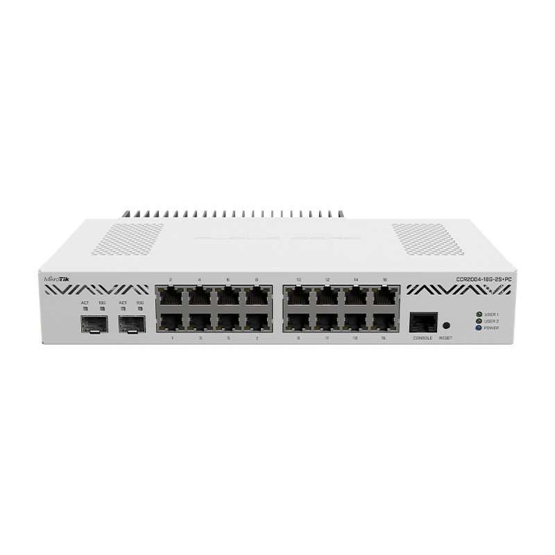 روتر میکروتیک مدل ccr2004-16g-2s-pc
