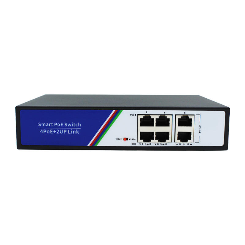 سوئیچ 4 پورت POE آی جی نت مدل IG-SF0604P