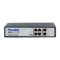 سوئیچ شبکه 4 پورت POE پانالینک مدل PL-SF0604P