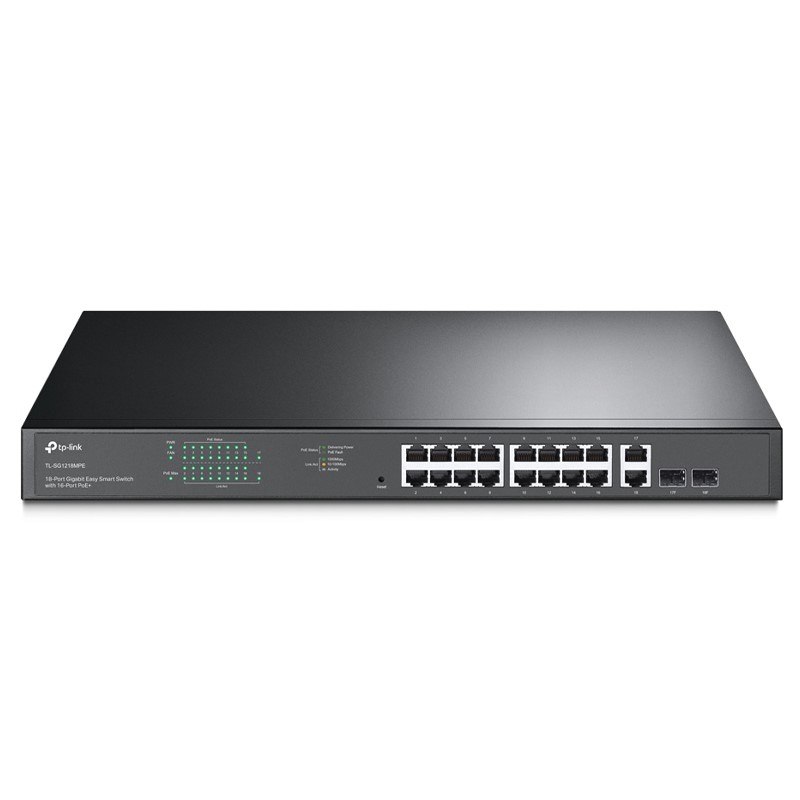 سوئیچ 16 پورت تی پی لینک مدل TL-SG1218MPE