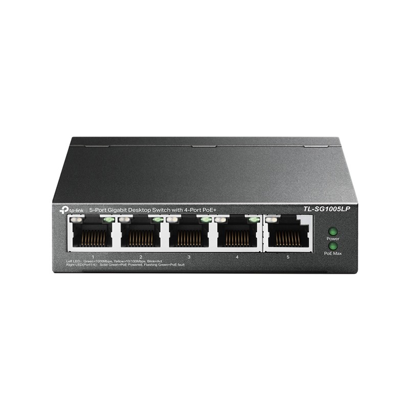 سوئیچ شبکه 5 پورت تی پی لینک مدل TL-SG1005LP