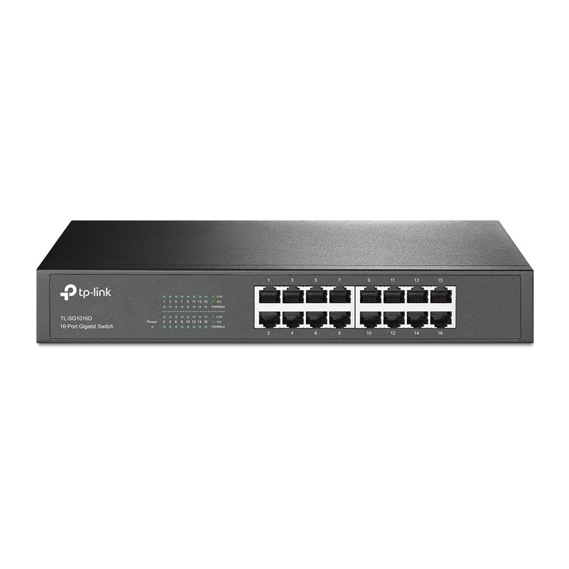 سوئیچ شبکه 16 پورت تی پی لینک مدل TL-SG1016D