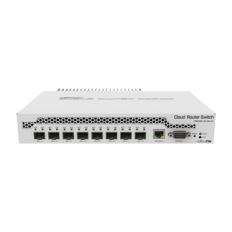 روتر سوئیچ 8 پورت میکروتیک مدل CRS309-1G-8S+IN