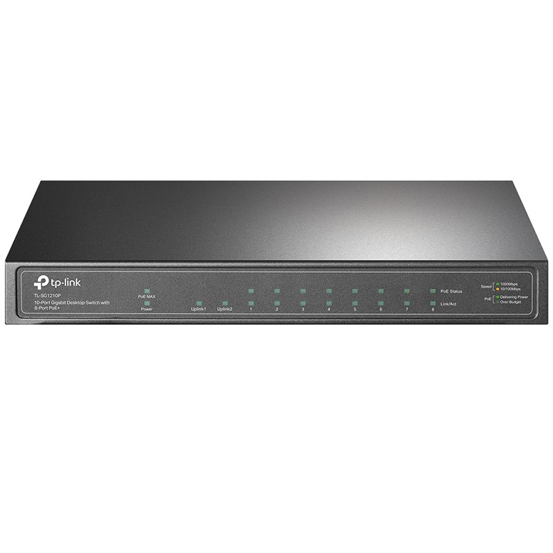 سوئیچ شبکه 8 پورت تی پی لینک مدل TL-SG1210P