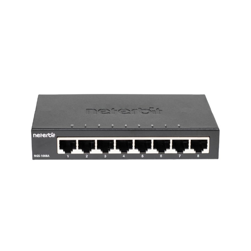 سوئیچ شبکه 8 پورت گیگابیتی نتربیت مدل NGS-1008A