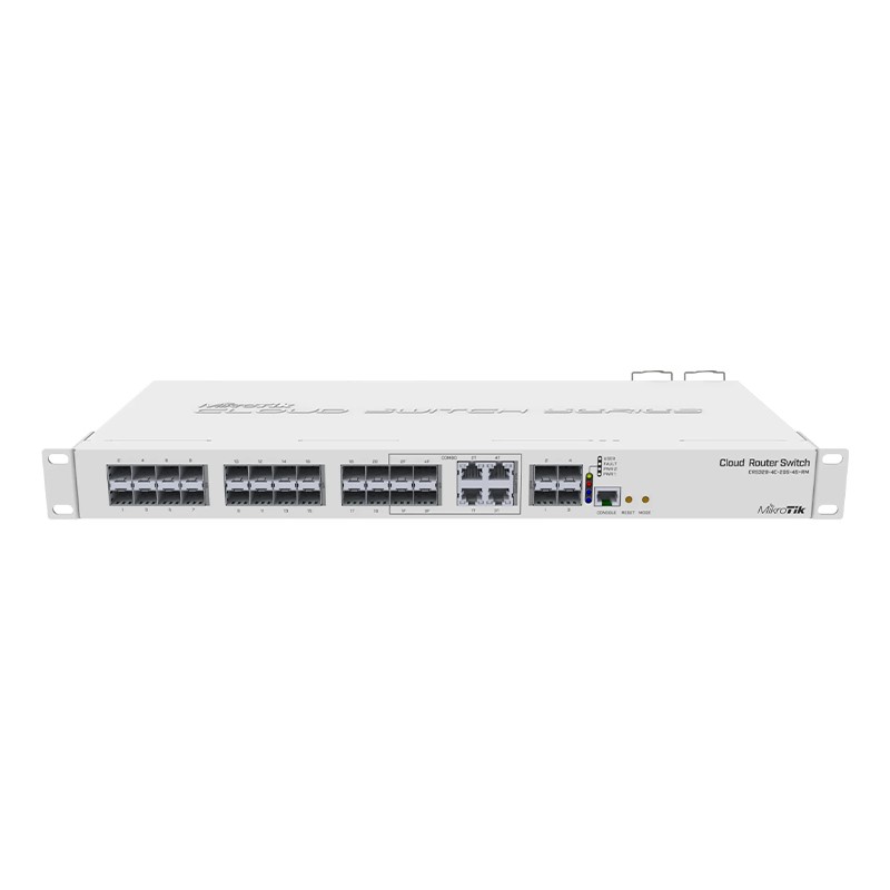 سوئیچ شبکه 20 پورت میکروتیک مدل CRS328-4C-20S-4S-RM