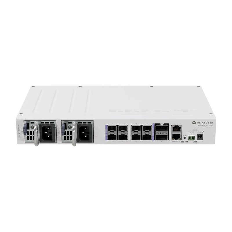 سوئیچ شبکه 8 پورت میکروتیک مدل CRS510-8XS-2XQ-IN