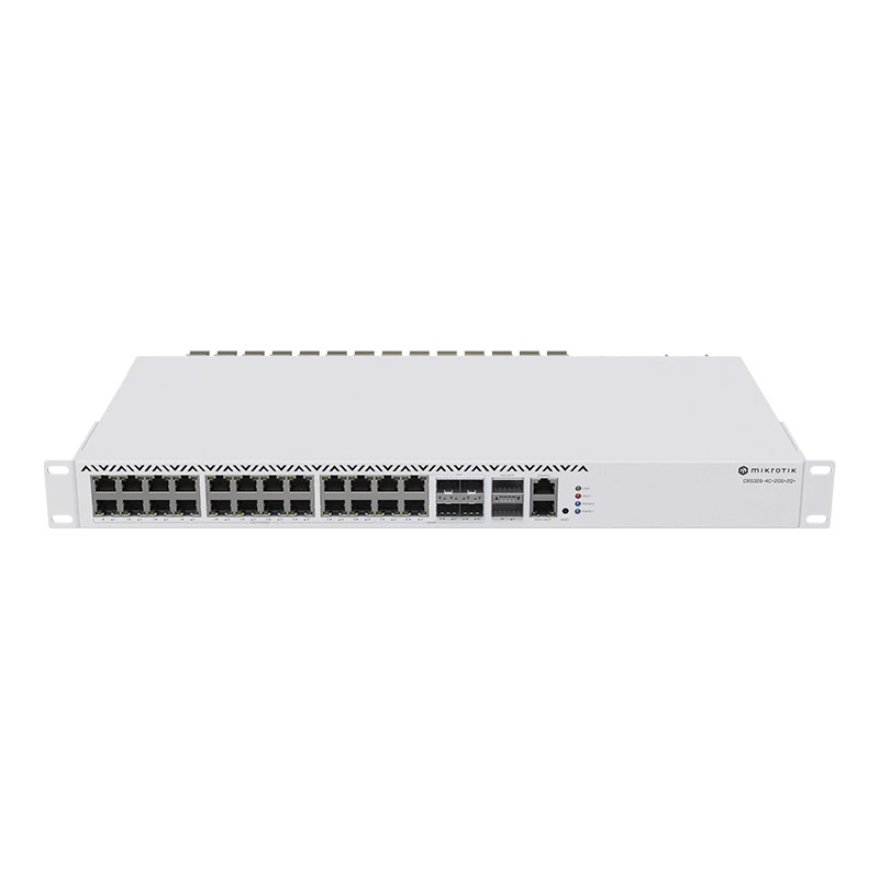 سوئیچ شبکه 20 پورت میکروتیک مدل CRS326-4C-20G-2Q-RM