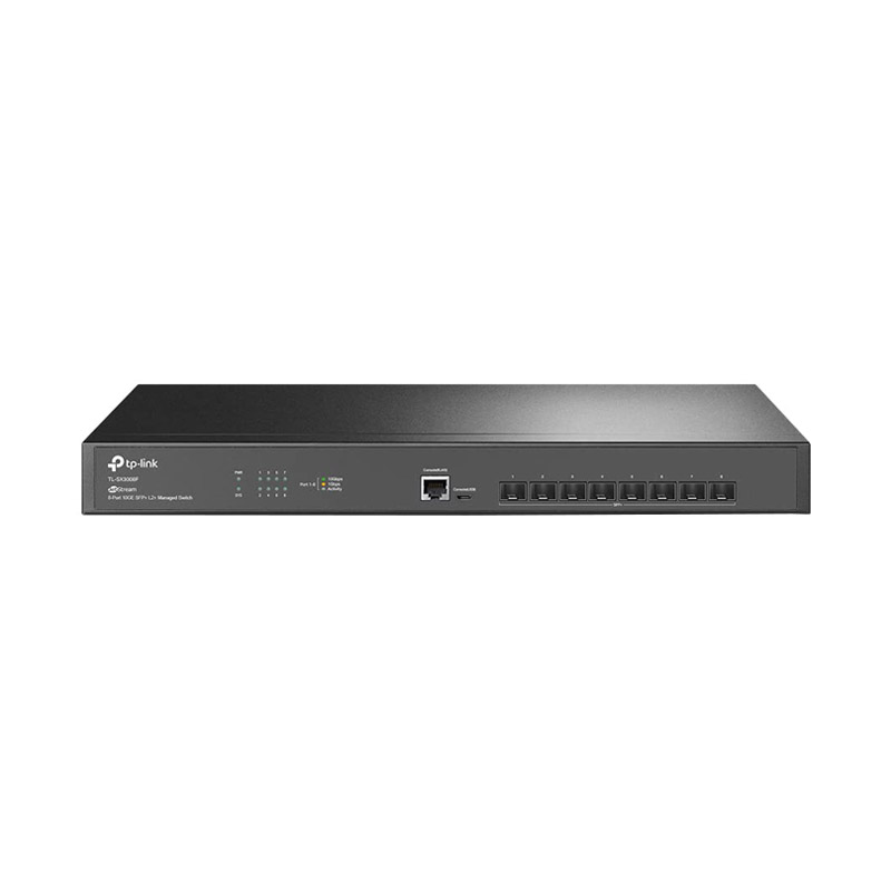 سوئیچ شبکه 8 پورت مدیریتی تی پی لینک مدل TL-SX3008F