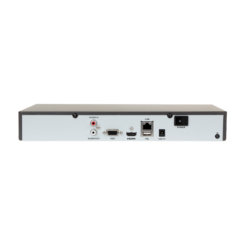 نمایی از پشت دستگاه NVR هایک ویژن مدل DS-7608NI-K1