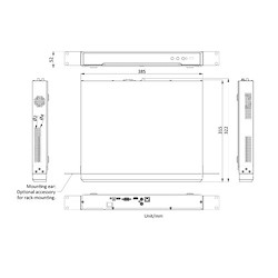 ابعاد ان وی آر هایک ویژن مدل DS-7616NI-Q2