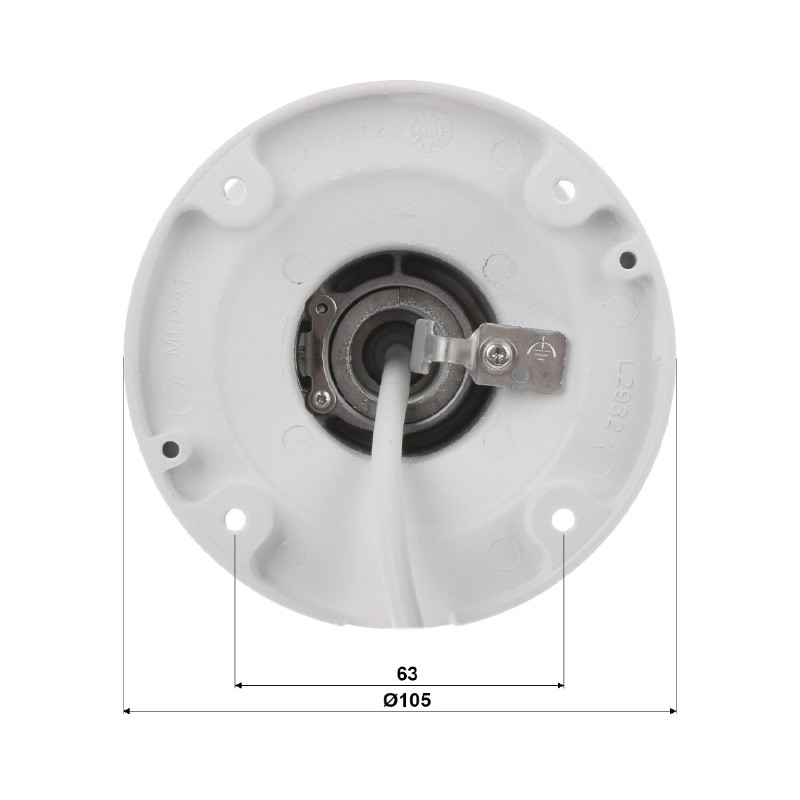 نمای زیر دوربین مداربسته و تحت شبکه هایک ویژن DS-2CD2T47G2-L