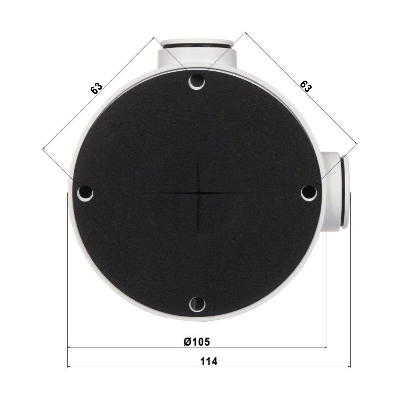پشت پایه دوربین مداربسته هایک ویژن DS-2CD2643G2-LIZS2U