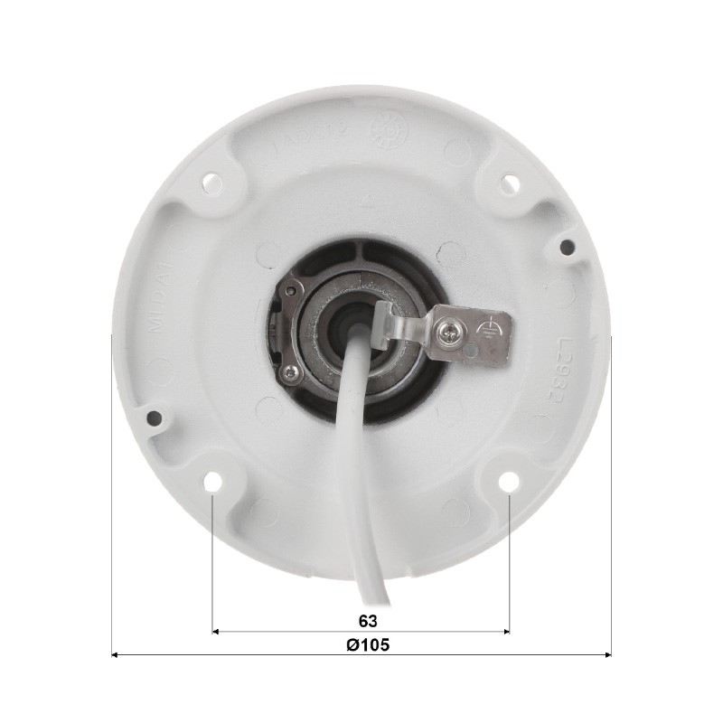 پشت پایه دوربین مداربسته هایک ویژن DS-2CD2T66G2-4I (4mm)
