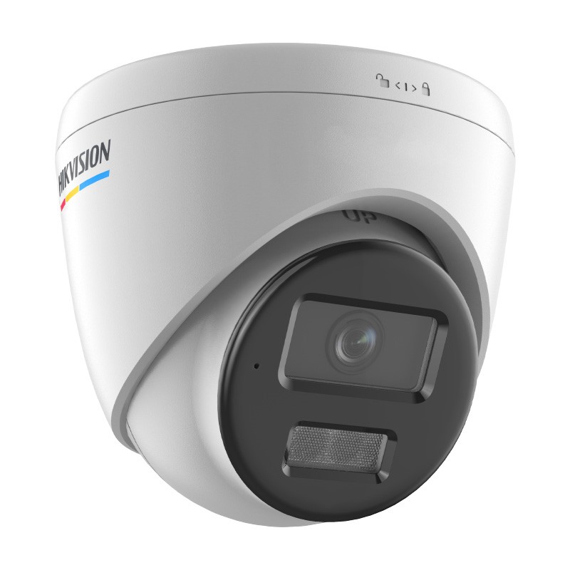 دوربین مداربسته هایک ویژن مدل DS-2CD1347G2H-LIU به سمت راست چرخیده و مشغول فیلم گرفتن است