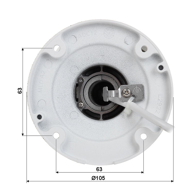 زیر پایه دوربین مداربسته هایک ویژن مدل DS-2CD2T43G2-2I