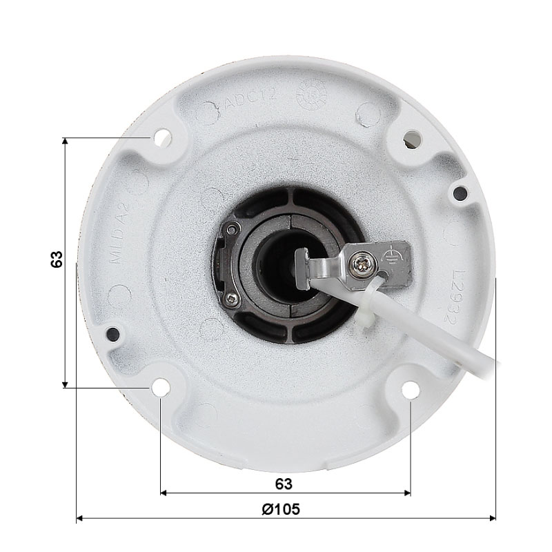 زیر پایه دوربین مداربسته هایک ویژن مدل DS-2CD2T43G2-2I