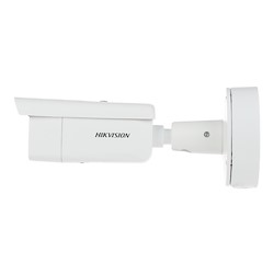 نمایی از کنار یک دوربین مداربسته هایک ویژن DS-2CD2646G2-IZS به رنگ سفید