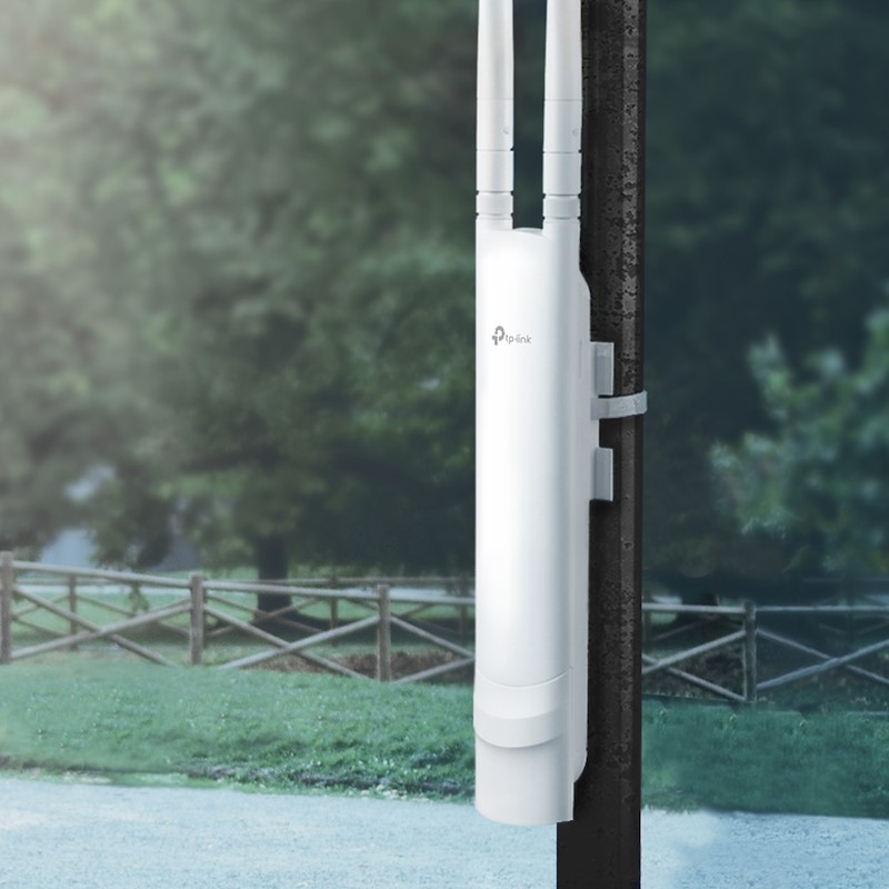 نصب اکسس پوینت بیسیم تی پی لینک مدل EAP110-Outdoor روی پایه