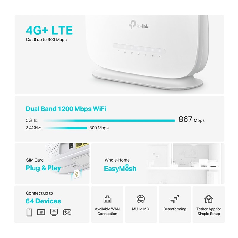 تصاویر روتر بیسیم تی پی لینک مدل Archer MR505