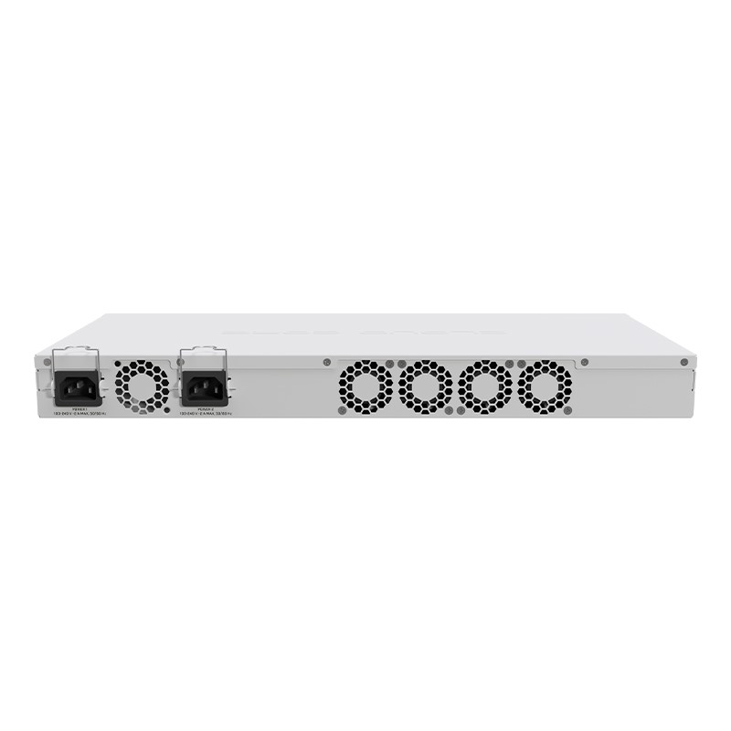 نمای پشتی روتر میکروتیک مدل +CCR2116-12G-4S