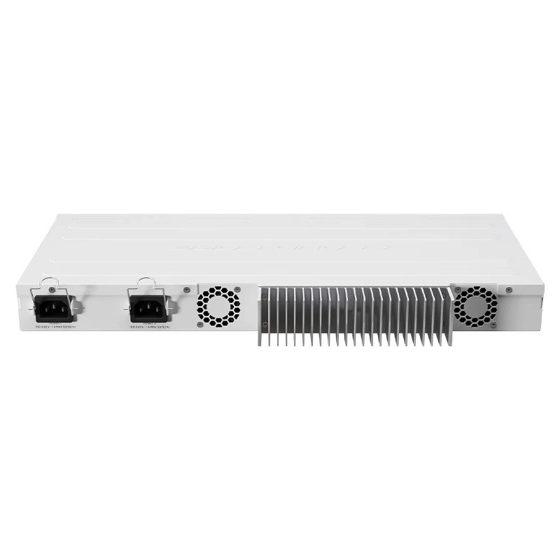 نمای پشت روتر میکروتیک مدل CCR2004-1G-12S+2XS