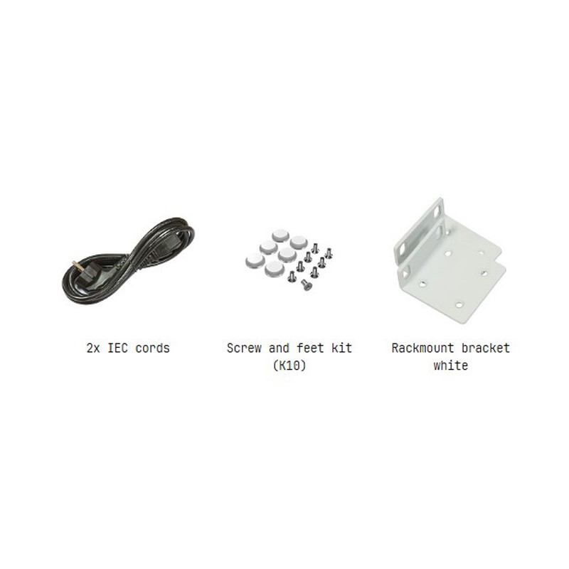 محتویات جعبه روتر میکروتیک مدل CCR2004-1G-12S+2XS