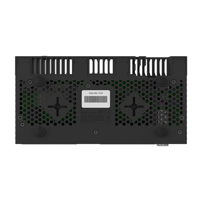 نمای پشت روتر میکروتیک مدل RB4011iGS+RM