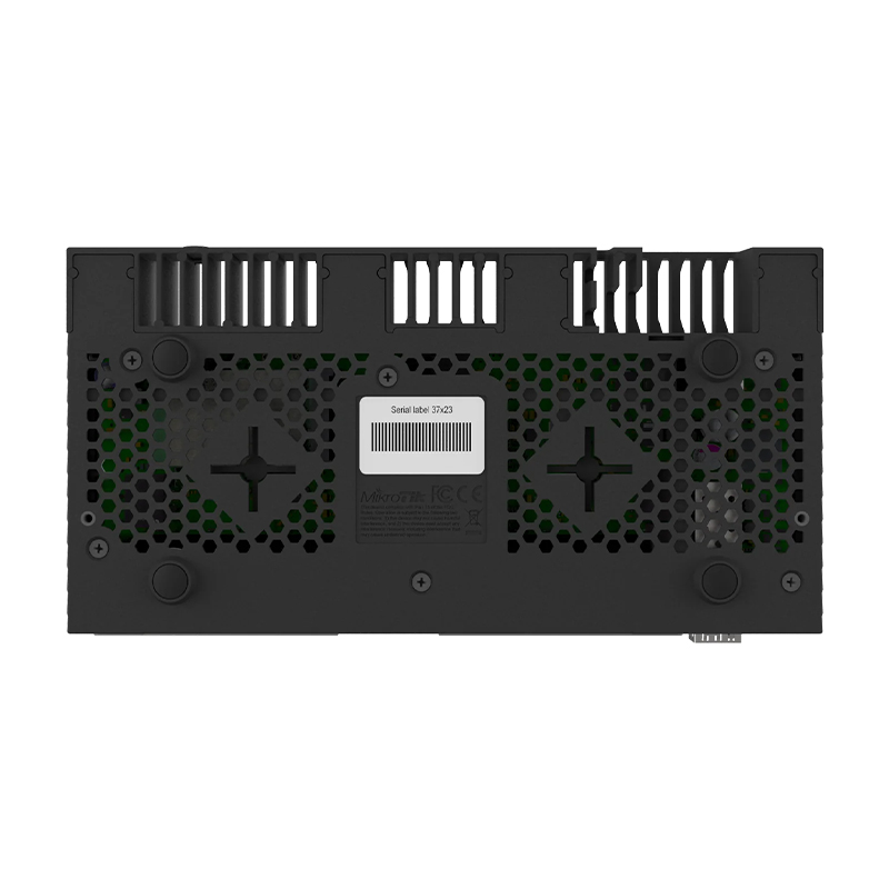نمای پشت روتر میکروتیک مدل RB4011iGS+RM
