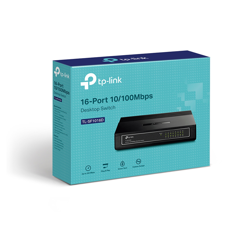 عکس سوئیچ شبکه 16 پورت تی پی لینک مدل TL-SF1016D
