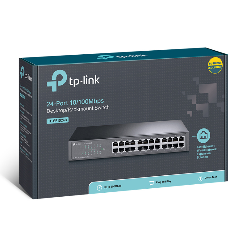 سوئیچ شبکه 24 پورت تی پی لینک مدل TL-SF1024D