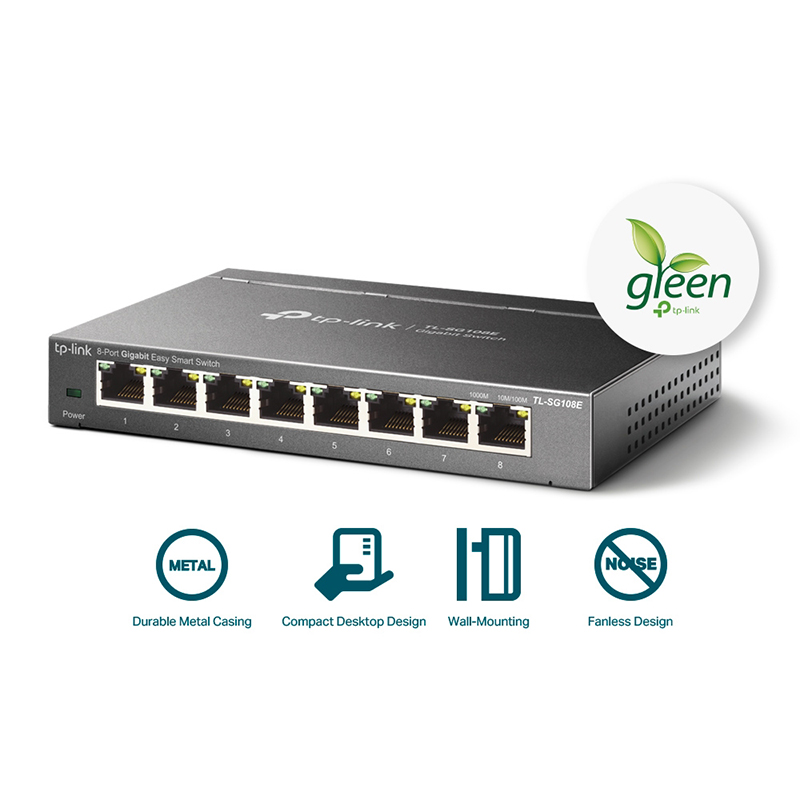 تصاویر سوئیچ شبکه 8 پورت تی پی لینک مدل TL-SG108E
