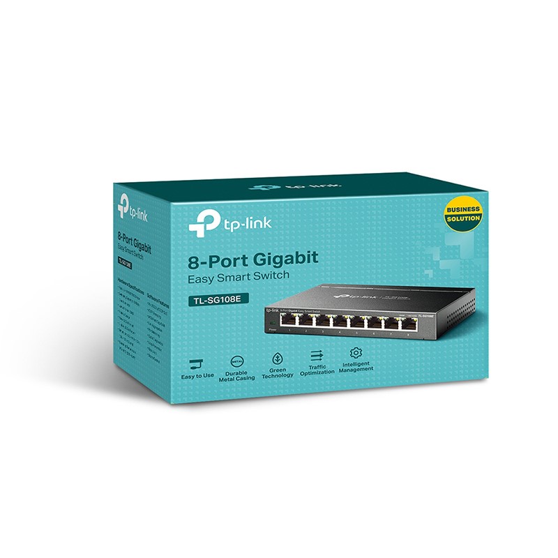 سوئیچ شبکه 8 پورت تی پی لینک مدل TL-SG108E