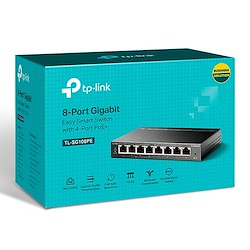 تصاویر سوئیچ شبکه 8 پورت تی پی لینک مدل TL-SG108PE