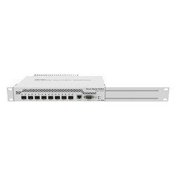 پورت‌های سوئیچ روتر 8 پورت میکروتیک مدل CRS309-1G-8S+IN