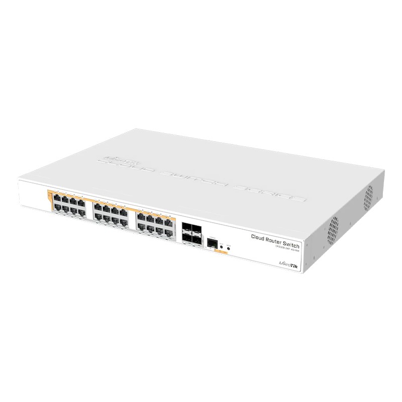 سوئیچ 24 پورت میکروتیک مدل CRS328-24P-4S+RM