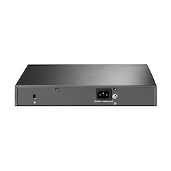 نمای پشت سوئیچ شبکه 8 پورت تی پی لینک مدل TL-SG2210MP