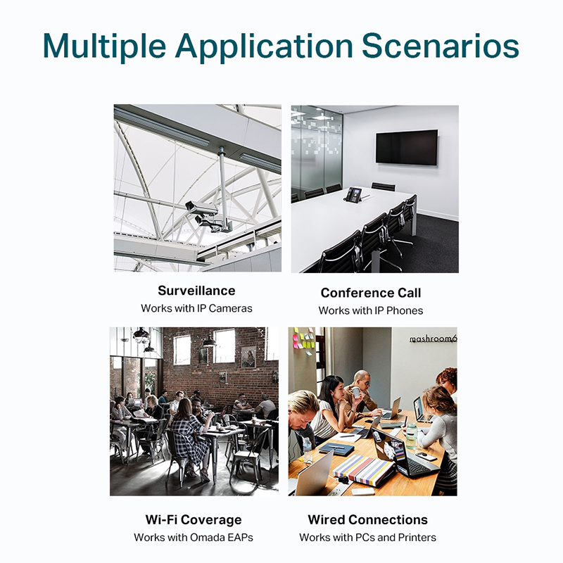 سوئیچ شبکه 16 پورت POE تی پی لینک مدل TL-SG1218MP