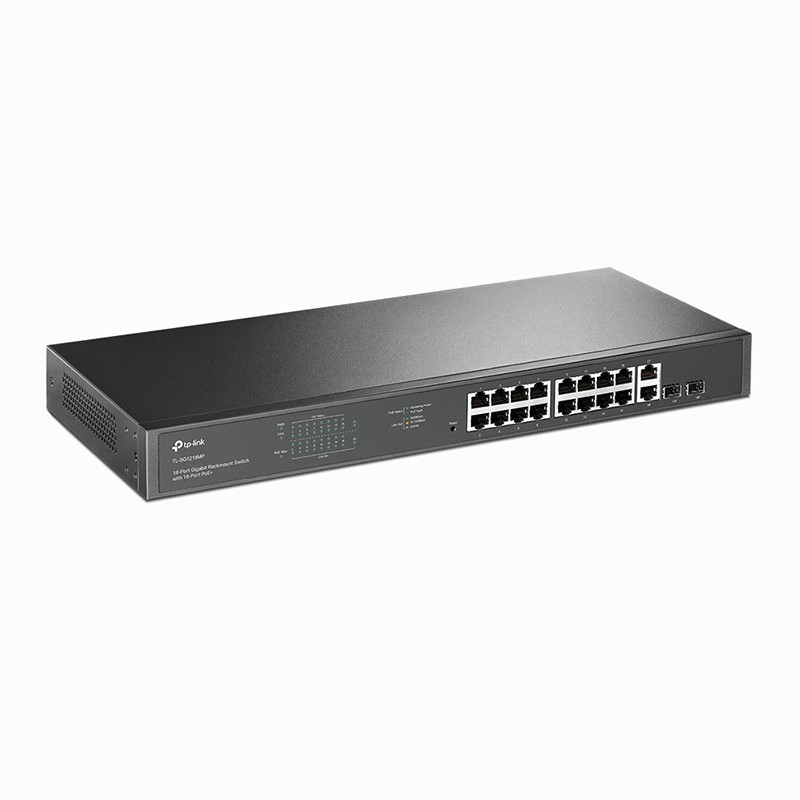 سوئیچ 16 پورت POE تی پی لینک مدل TL-SG1218MP