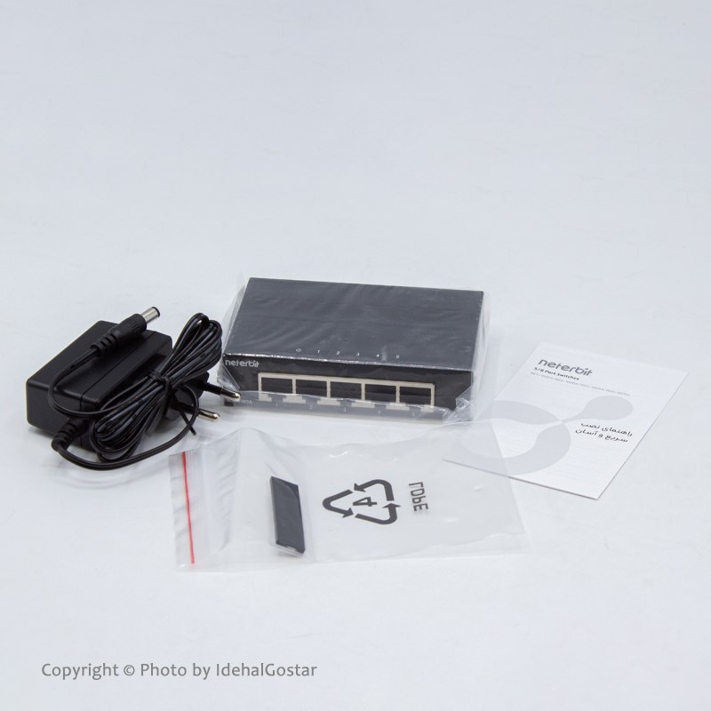 محتویات جعبه سوئیچ NGS-1005A