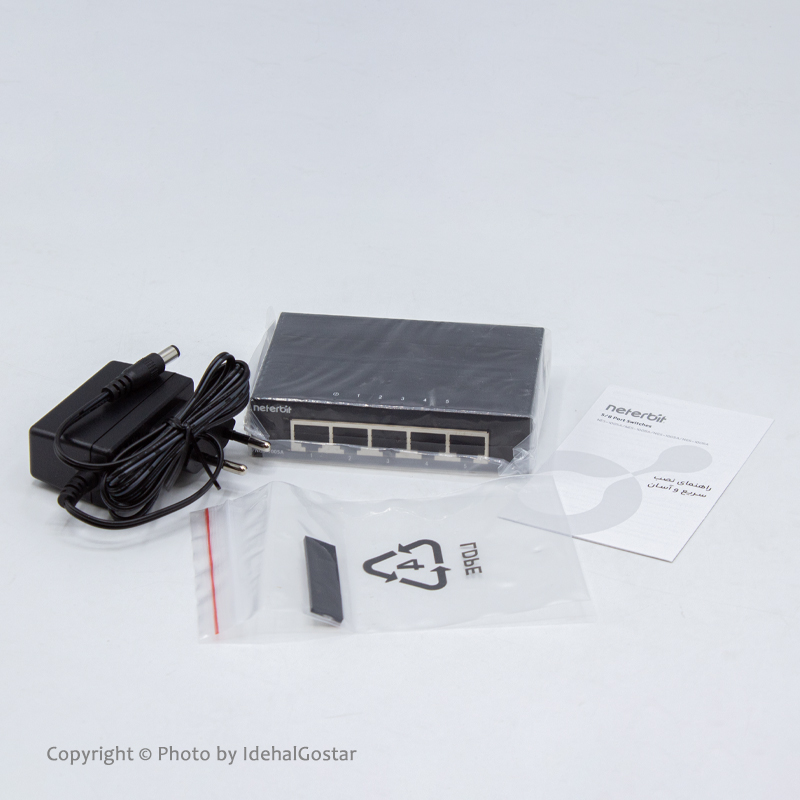 محتویات جعبه سوئیچ NGS-1005A