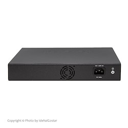 نمای پشتی سوئیچ شبکه 16 پورت گیگابیتی نتربیت مدل NGS-1016D