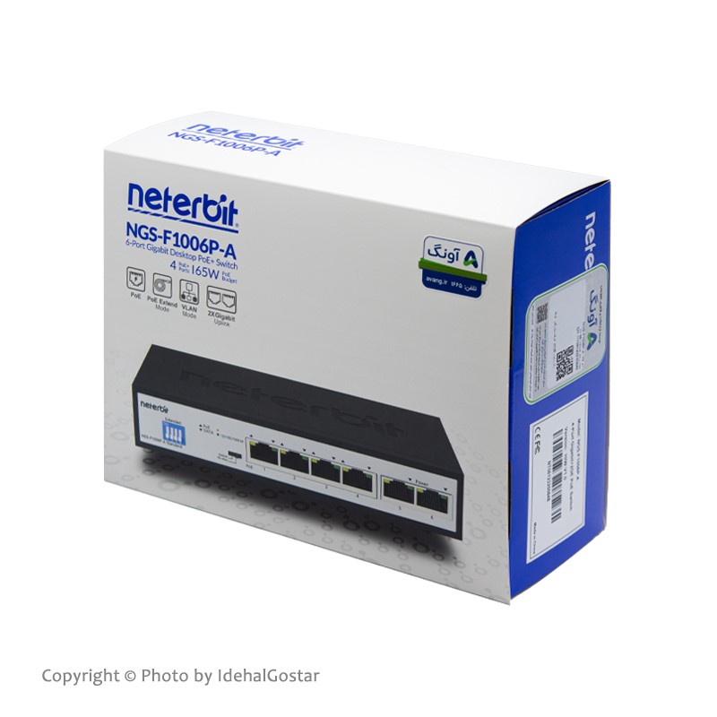جعبه سوئیچ شبکه مدل NGS-F1006P-A