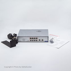 محتویات جعبه سوئیچ شبکه NGS-F1010P-A