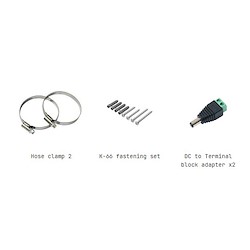محتویات جعبه سوئیچ شبکه 16 پورت میکروتیک مدل CRS318-16P-2S-OUT-netPower 16P