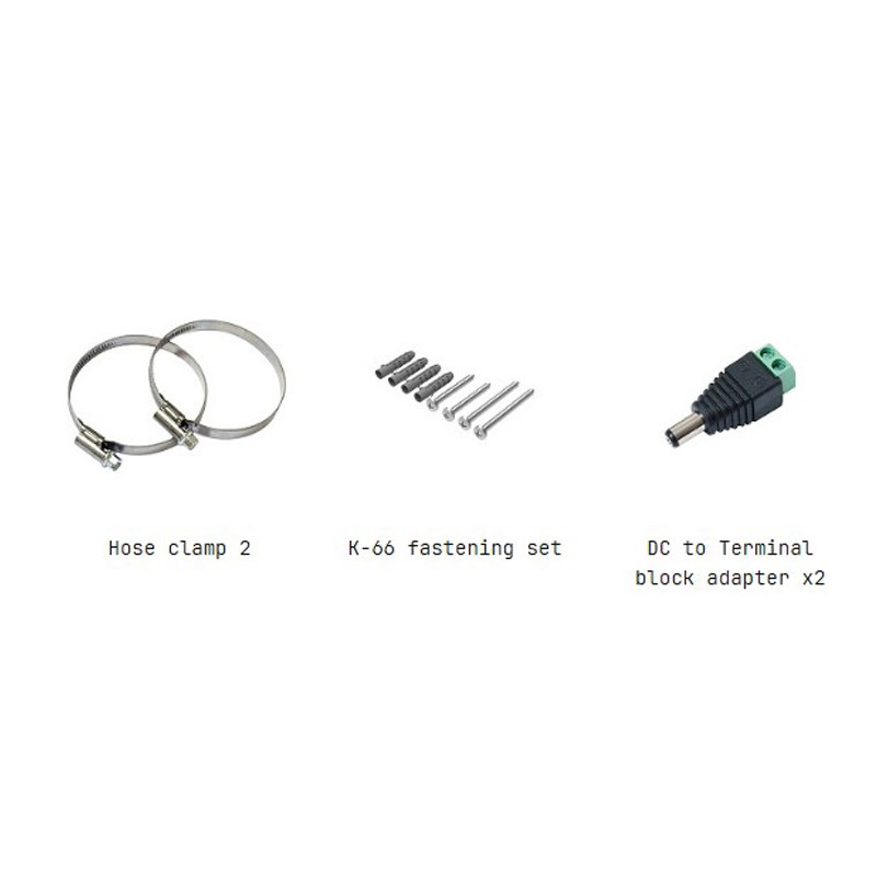 محتویات جعبه سوئیچ شبکه 16 پورت میکروتیک مدل CRS318-16P-2S-OUT-netPower 16P