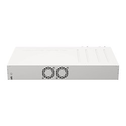 نمای پشتی سوئیچ شبکه 10 پورت میکروتیک مدل CRS510-8XS-2XQ-IN