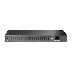 نمای پشت سوئیچ شبکه 28 پورت مدیریتی تی پی لینک مدل TL-SG3428X