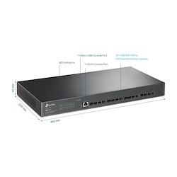 مشخصات سوئیچ شبکه تی پی لینک مدل TL-SX3016F