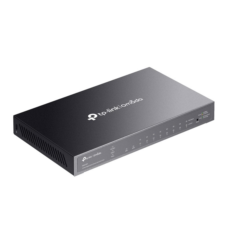 نمای سوئیچ 8 پورت اسمارت تی پی لینک مدل TL-SG2210P از بالا